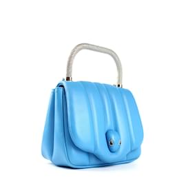 Bulgari-BVLGARI  Handbags T.  Leather-Blue