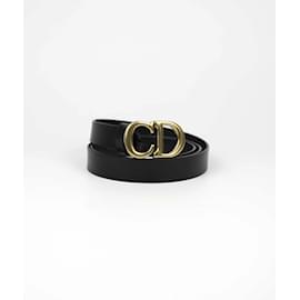 Dior-DIOR  Belts T.cm 85 Leather-Black