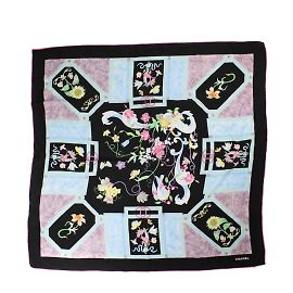 CHANEL - Silk square Blue