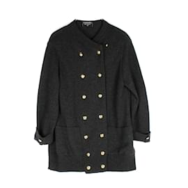 Chanel-CHANEL  Coats T.fr 44 cashmere-Grey
