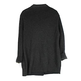 Chanel-CHANEL  Coats T.FR 44 Cashmere-Grey