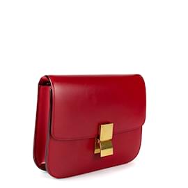 Céline-CELINE  Handbags T.  Leather-Red