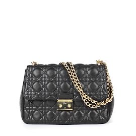 Sacs à main DIOR T.  cuir de vachette Noir