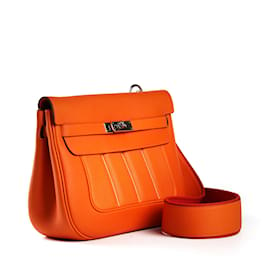 Hermès-HERMES  Handbags T.  Leather-Orange