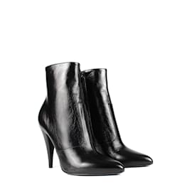 Saint Laurent-SAINT LAURENT  Heels T.eu 38 Leather-Black