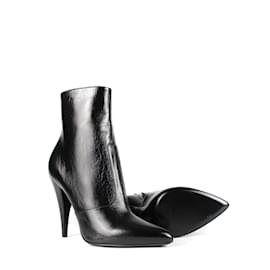 Saint Laurent-SAINT LAURENT  Heels T.eu 38 Leather-Black