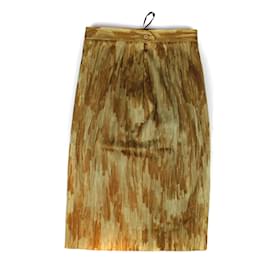 Saint Laurent-SAINT LAURENT  Skirts T.FR 38 Cotton-Brown