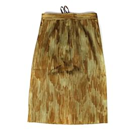 Saint Laurent-SAINT LAURENT  Skirts T.FR 38 Cotton-Brown