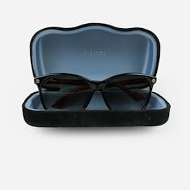 Gucci-GUCCI Sonnenbrille T.  Plastik-Schwarz