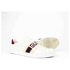 Gucci-GUCCI Scarpe da ginnastica T.Unione Europea 42 vacchetta-Bianco