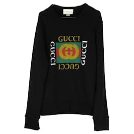 Gucci-Camiseta de punto GUCCI.Algodón S Internacional-Negro