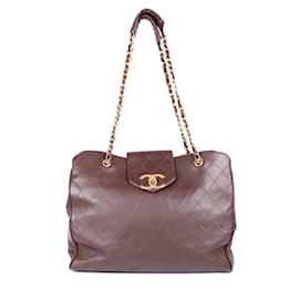 Chanel-CHANEL  Handbags T.  Leather-Brown