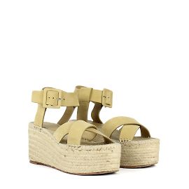 Céline CELINE - Sandales compensées (Taille 38) Beige