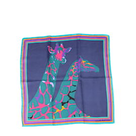 LOUIS VUITTON - Sciarpa in seta 45 Blu
