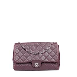 Chanel-CHANEL  Handbags T.  Leather-Dark red