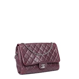 Chanel-CHANEL  Handbags T.  Leather-Dark red