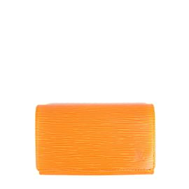 Louis Vuitton-LOUIS VUITTON Carteras T.  cuero-Naranja