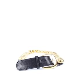 Chanel-CHANEL Cinturones T.cm 85 cuero-Dorado
