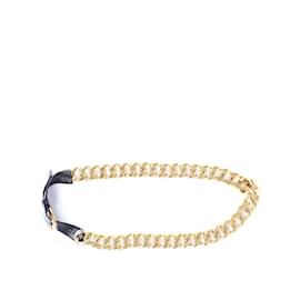 Chanel-CHANEL Cinturones T.cm 85 cuero-Dorado