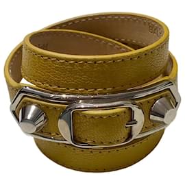 Balenciaga-Bracelets BALENCIAGA T.  cuir de vachette-Jaune