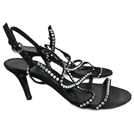 Sergio Rossi-SERGIO ROSSI  Sandals T.eu 36.5 Suede-Black