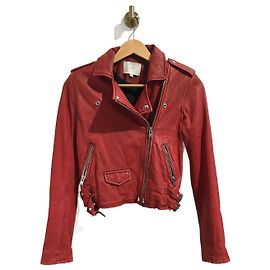 IRO Jackets T.International S Leather Red