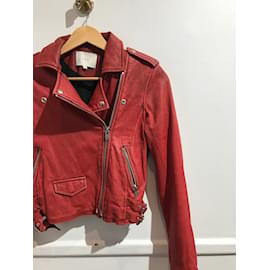 Iro-IRO  Jackets T.International S Leather-Red