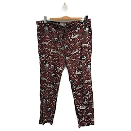 Isabel Marant Etoile-ISABEL MARANT ETOILE  Trousers T.International XS Cotton-Dark red