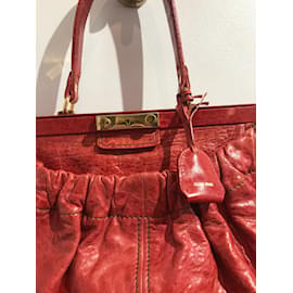 Miu Miu-MIU MIU  Handbags T.  Leather-Red
