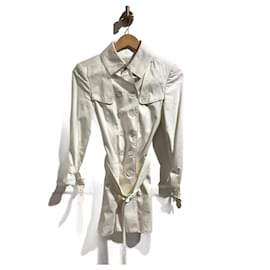 Burberry-BURBERRY  Coats T.International XS Cotton-White