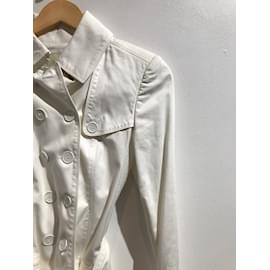 Burberry-BURBERRY  Coats T.International XS Cotton-White