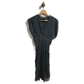 DIANE VON FURSTENBERG Kleider T.International XS Seide Grau