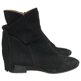 Chloé CHLOE Ankle boots T.EU 37 Suede Black