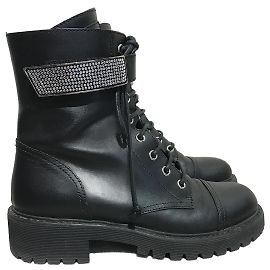 GIUSEPPE ZANOTTI Ankle boots T.EU 36.5 Leather Black