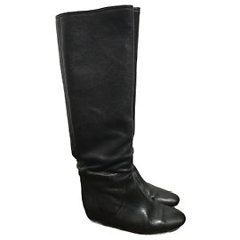 LANVIN  Boots T.eu 36 Leather Black