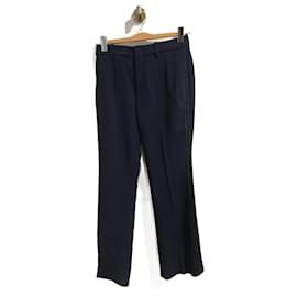 Gucci-GUCCI Pantalon T.International XS Coton-Bleu