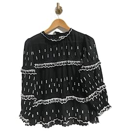 Isabel Marant Etoile-ISABEL MARANT ETOILE  Tops T.International S Cotton-Black