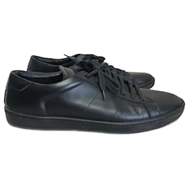 Saint Laurent-SAINT LAURENT Trainers T.EU 44 Leather-Black