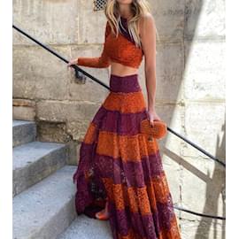 Autre Marque-RAISA VANESSA  Dresses T.International XS Polyester-Orange