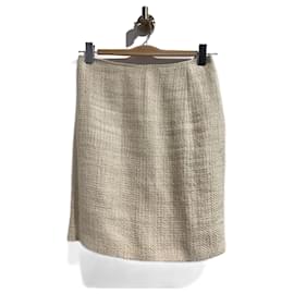 Ralph Lauren-RALPH LAUREN  Skirts T.International XS Linen-Beige