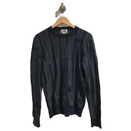 Hermès HERMES Strickwaren T.International S Kaschmir Blau