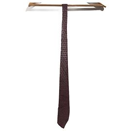 Gucci Silk Tie Bordeaux Red Dark red