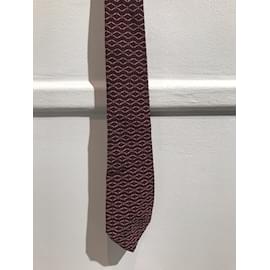 Gucci-GUCCI Krawatten T.  Silk-Bordeaux