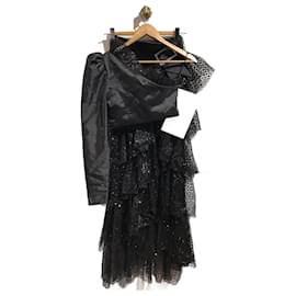 Autre Marque-RAISA VANESSA Robes T.International XS Polyester-Noir