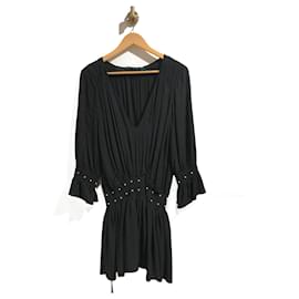 Saint Laurent-SAINT LAURENT  Dresses T.International XS Viscose-Black