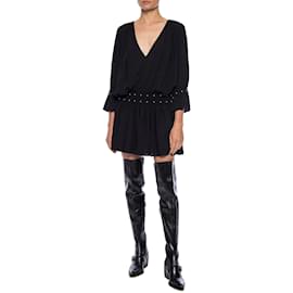 Saint Laurent-SAINT LAURENT  Dresses T.International XS Viscose-Black