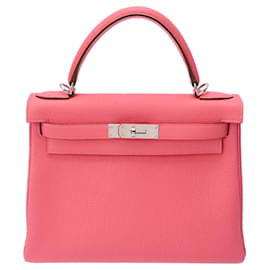 Hermès-hermes kelly 28-Rose