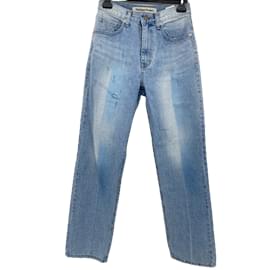 Autre Marque-LE PRODUIT OUVERT Pantalon T.0-5 1 cotton-Bleu