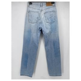Autre Marque-LE PRODUIT OUVERT Pantalon T.0-5 1 cotton-Bleu