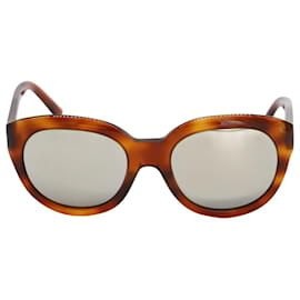 Céline-Celine CI40071I 56N Sunglasses in Brown Acetate-Brown,Red